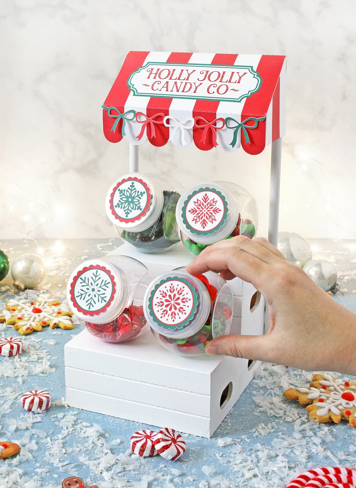 mini candy shop dollar tree christmas craft