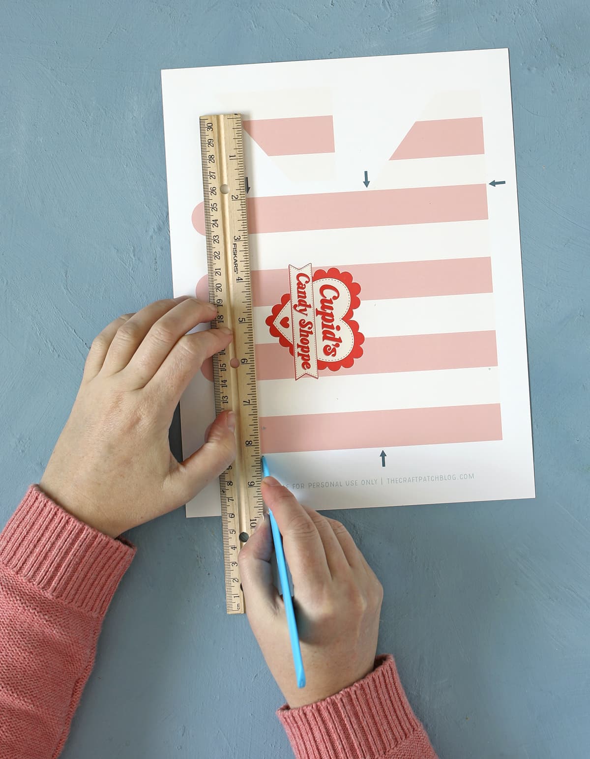 scoring with a ruler