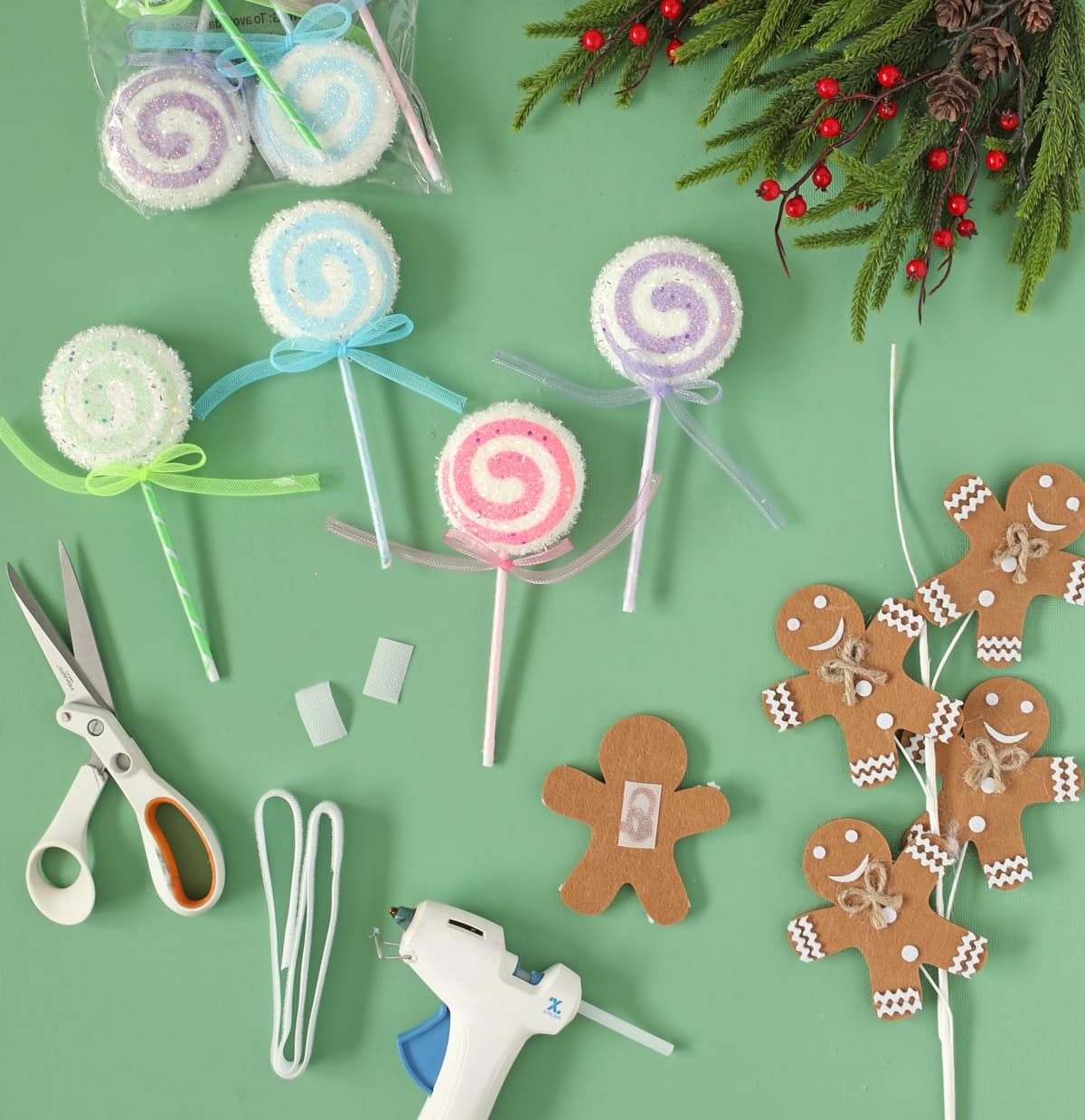 add velcro to the backs of candy