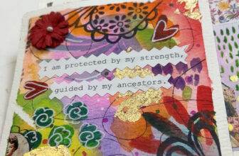 How to make mixed media affirmation cards